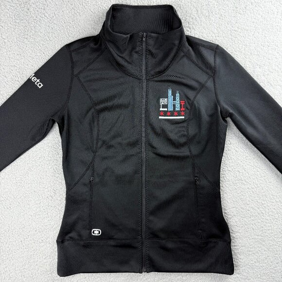 Ogio Jacket Women Medium Black Endurance Fulcrum Chicago Meta Facebook Sweater 1 - Picture 2 of 11